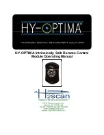 Предварительный просмотр 3 страницы H2Scan HY-OPTIMA Operating Manual