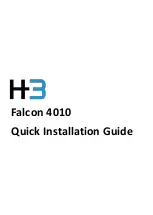 Preview for 1 page of H3 Falcon 4010 Quick Installation Manual