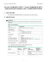 Preview for 1 page of H3C 1000BASE-X-SFP Quick Start Manual