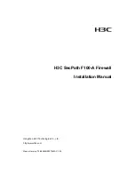 H3C A - Installation Manual preview