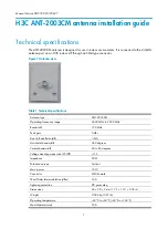 Preview for 2 page of H3C ANT-2003CM Installation Manual