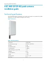 Preview for 2 page of H3C ANT-2015P-M3 Installation Manual