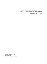 H3C CR16000-F Installation Manual preview