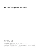 H3C CR16006-F Configuration Examples preview