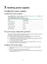 Preview for 36 page of H3C CR19000-8 Installation Manual