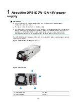 Preview for 4 page of H3C DPS-800W-12A-48V Manual