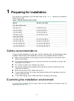 Preview for 3 page of H3C FS5100-12MS-EI Manual