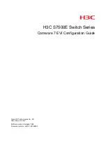 H3C H3C S7500E Series Manual preview