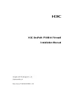 Preview for 1 page of H3C H3C SECPATH F1000-A Installation Manual