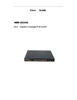 H3C HSW-2024G User Manual предпросмотр