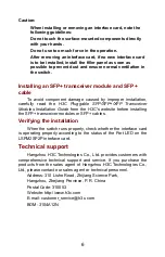 Preview for 6 page of H3C LSPM2SP2P User Manual