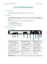 Preview for 1 page of H3C LSQ1LBSC0 Manual