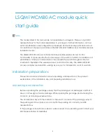 Preview for 4 page of H3C LSQM1WCMB0 Quick Start Manual