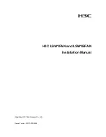 H3C LSW1BFAN Installation Manual preview