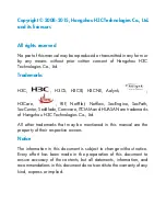 Preview for 2 page of H3C LSW1SP4P0 User Manual