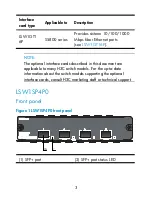 Предварительный просмотр 8 страницы H3C LSW1SP4P0 User Manual