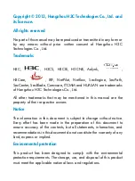 Preview for 2 page of H3C LSW1XGT2P0 User Manual