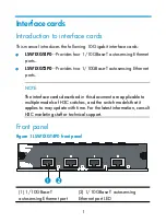 Preview for 5 page of H3C LSW1XGT2P0 User Manual