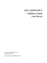 H3C LSWM116FC User Manual предпросмотр