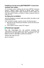 Preview for 10 page of H3C LSWM18CQ User Manual