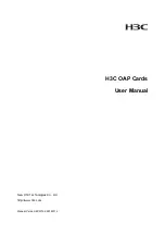 H3C LSWM1FW10 User Manual preview