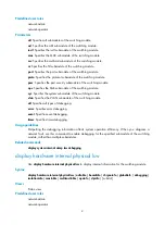 Preview for 10 page of H3C MSR 2630 Probe Command Reference