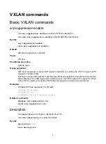 Preview for 7 page of H3C MSR 5600 Comware 7 Vxlan Command Reference