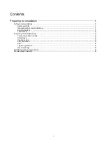 Preview for 1 page of H3C MSR 5600 Preparing For Installation