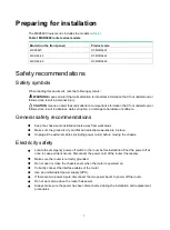 Preview for 2 page of H3C MSR 5600 Preparing For Installation