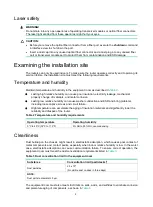 Preview for 3 page of H3C MSR 5600 Preparing For Installation