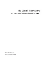 H3C MSR3610-I-DP Installation Manual preview