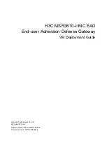 H3C MSR3610-I iMC EAD Deployment Manual preview