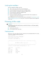 Предварительный просмотр 28 страницы H3C MSR900-E Routers Installation Manual