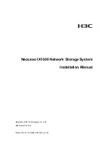 Preview for 1 page of H3C Neocean IX1000 Installation Manual