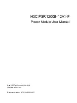 H3C PSR1200B-12A1-F User Manual предпросмотр