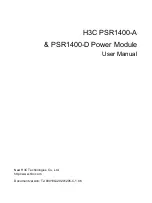 Preview for 1 page of H3C PSR1400-A User Manual