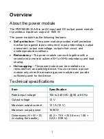 Preview for 4 page of H3C PSR1600B-12A-B User Manual