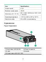 Preview for 2 page of H3C PSR180-56A User Manual