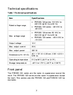 Preview for 2 page of H3C PSR300-12A Series User Manual