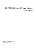 Preview for 1 page of H3C PSR3000-54AHD User Manual