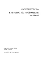 H3C PSR650C-12A User Manual preview