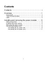 Preview for 3 page of H3C PSR650C-12A User Manual