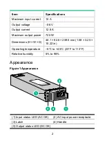 Preview for 2 page of H3C PSR720-56A User Manual