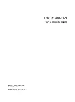 Предварительный просмотр 1 страницы H3C R6900-FAN Manual