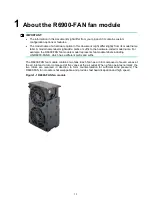 Предварительный просмотр 4 страницы H3C R6900-FAN Manual