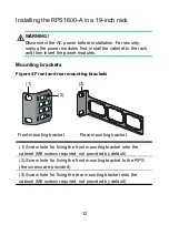 Предварительный просмотр 16 страницы H3C RPS1600-A User Manual