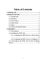 Предварительный просмотр 4 страницы H3C RPS500-A3 User Manual