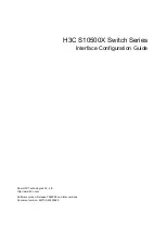 H3C S10500X Series Configuration Manual предпросмотр