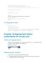 Preview for 5 page of H3C S12500 Series Configuration Examples