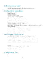 Preview for 8 page of H3C S12500 Series Configuration Examples